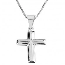 Necklace made of 925 silver with Latin cross pendant