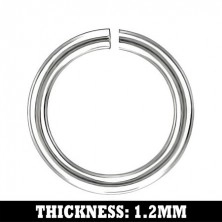 Stainless steel final eyelet, 6mm