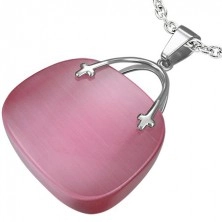 Pink purse pendant for women