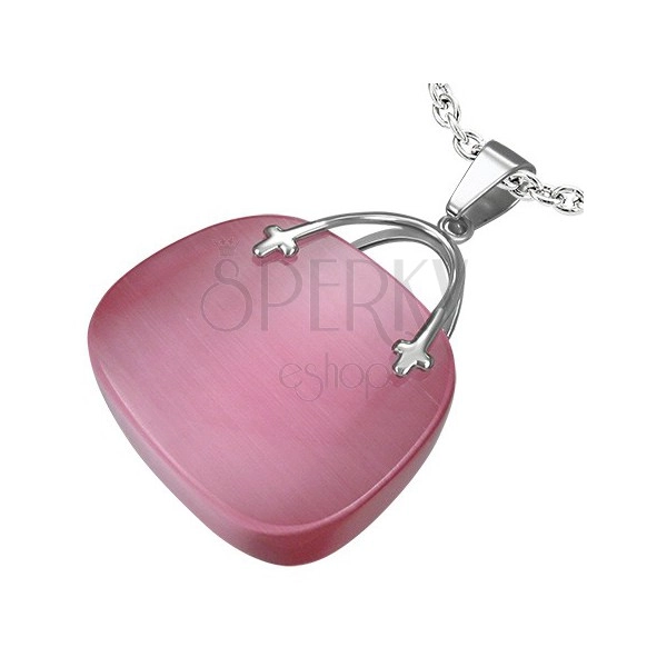 Pink purse pendant for women