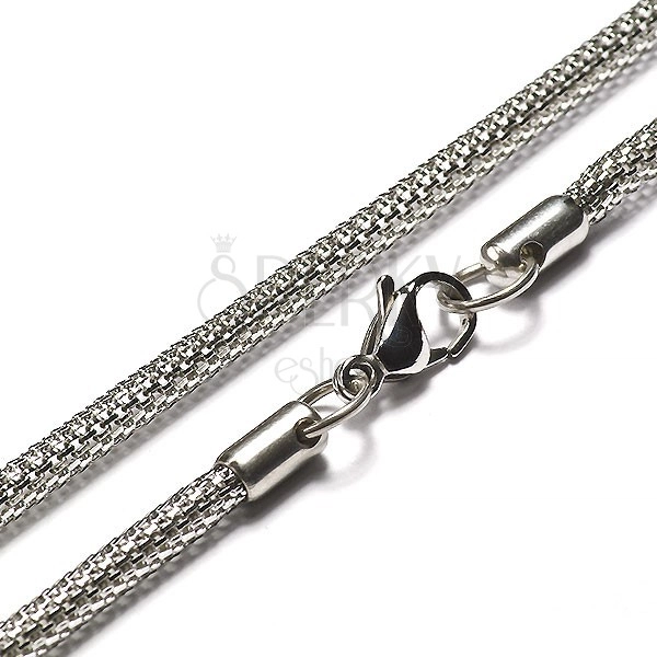 Stainless steel snake skin chain