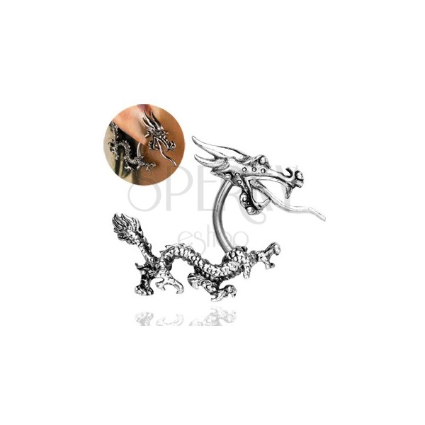 Ear piercing - Chinese fiery dragon