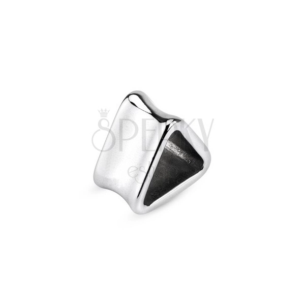 Surgical steel ear tunnel - triangle