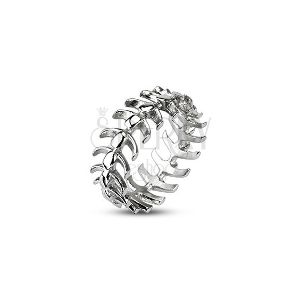 Vertebral bones stainless steel ring