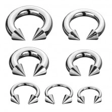 Steel horseshoe with cone